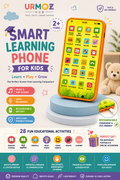 🎓📱 Smart Learning Phone for Kids – 28 Fun Educational Activities, Music & Voice Recorder ✨